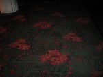 Yet another entry in my ongoing catalog of, you guessed it, Tiki carpet! You can often tell a classic Tiki establishment by it's tropical rug!