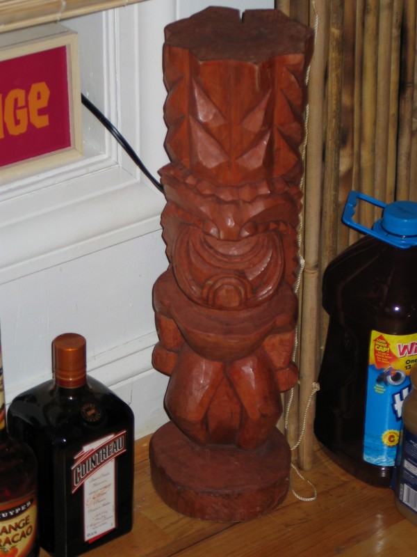 And this happy little guy is the second Tiki who came to us via 'Bamboo 2 U and Tikis too'!  