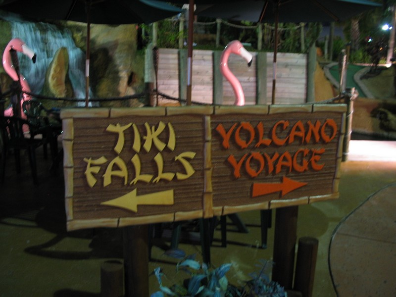 Tiki falls first, then Volcano Voyage.