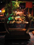 The Trader Dick's dessert cart,  behind it is the Chinese Smoke Oven.