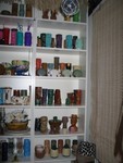 Some of the mug collection, still on VERY white shelves- soon to be corrected.