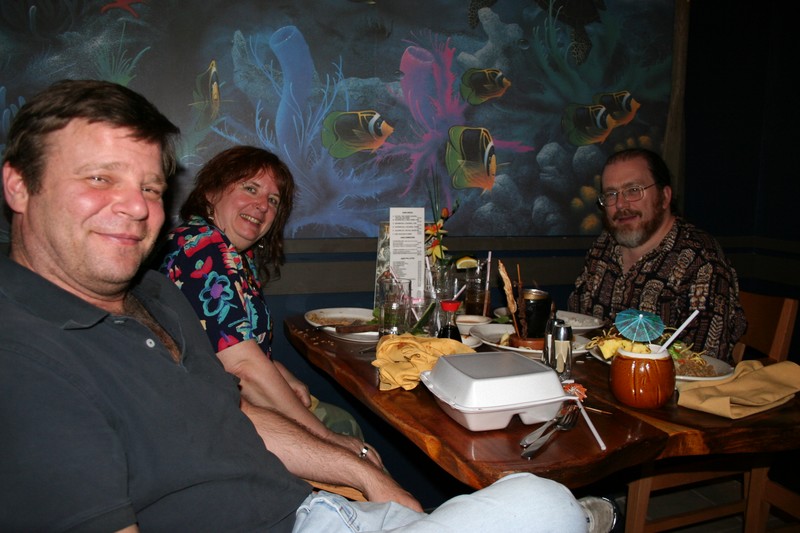 The next few pix are four, count 'em, four tables full of happy Central Ohio Tikiphiles!