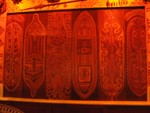 The pannels as they are actually lit.
